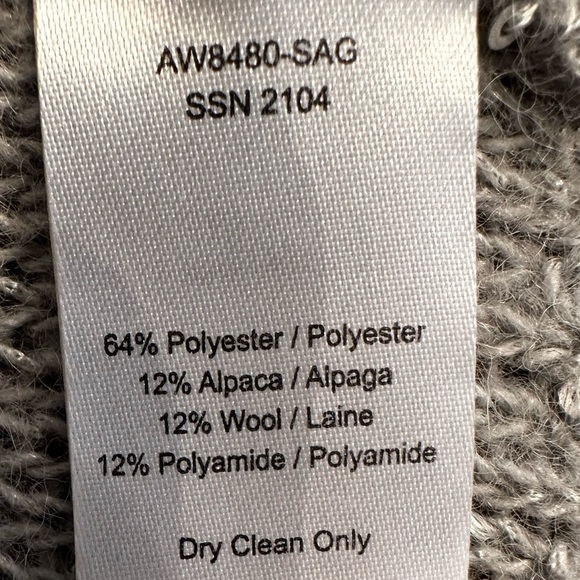 ATM ANTHONY THOMAS MELILLO Sequin Wool bland long sleeve sweater - Picture 9 of 9